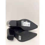 Arezzo Boots Size 9B Black Leather Block Heel Studded Booties Side Zip NEW Photo 10