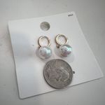 Pearl Earrings New fashion temperament earrings Gold Photo 3