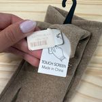 Elegant Khaki Gloves with Pearl Beads Tan Photo 3