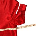 Rebecca Minkoff Red Split Sleeve Shirt Size Small Photo 2