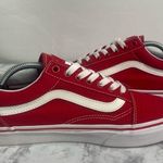 Vans Old Skool Canvas Red White Unisex Shoe Size 7 or 8.5 SKU#24388 Photo 6