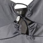 Beach Riot  Leslie Black Cut Out Gold Metallic Trim One Piece Swimsuit Size Large Photo 5