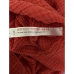 Anthropologie Braided Halter Mini Sun Dress Orange XL New NWT 100% Cotton RARE Photo 8