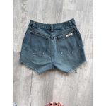 Calvin Klein Vintage 90s  Y2K Dark Green Denim Shorts Size 10 Photo 5