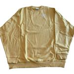 Gymshark Women’s M Oversized Crewneck Sweatshirt Golden Yellow Comfy Lounge New Photo 6