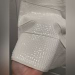 BCBGMAXAZRIA New White Sparkle Bodycon Dress Photo 5