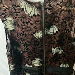 Tracy Reese Frock by  (Anthropologie): Floral Brown Motif- Sparkle- 10 Photo 8