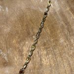 Macy's NWT Multi Genuine Gemstone & Diamond 18KT Gold Over Sterling Silver Bracelet Photo 7