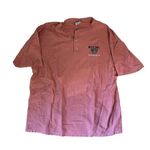 Vintage Bite Me Gatlinburg Tennessee XL Cal Cru Henley Polo Shirt Made USA Pink Photo 0
