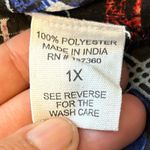 Live 4 Truth  graffiti print sheer long sleeve blouse Size 1x Photo 6