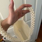 Pearl Beaded Purse Handbag White Photo 3