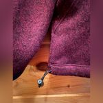 PINK - Victoria's Secret Pink Victoria’s Secret 1/4 Zip Pullover Fleece Jacket Burgundy Medium Photo 6