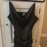 H&M Black Silk Cocktail Dress Photo 0