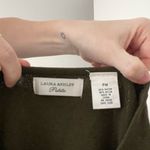 Laura Ashley Vintage  Olive Green Chic Tank Top Photo 4