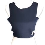 Boutique Cut Out Crop Tank Top Photo 0