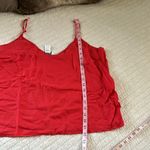 Allison Taylor woman VTG 80’s valentines red 1X 100% silk Cami tank​​ top​​​​​ Photo 2