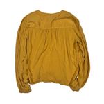 Velvet Heart Mustard Yellow Blouse | Women’s Size L Photo 1