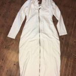 Nordstrom Poetic Justice M NWT white cosplay lace up back cream knit dress Photo 0