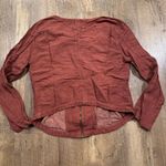 Lucky Brand  Henna Linen jacket Medium Photo 4
