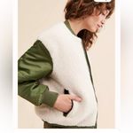 ASTR  the Label Tegan Mixed Media Jacket Olive & Cream NEW Size large Photo 1