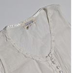 Victoria's Secret Vintage  Country Quality Cottons Button Down Babydoll Top Sheer Photo 5