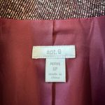 Apt. 9  Burgundy Single Breasted Blazer Photo 6