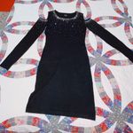 Bebe Cold Shoulder Rhinestone Dress Photo 0