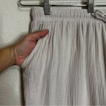 Calvin Klein  Crepe Gauze Drawstring Pull On Women's Pants, Size 1X Photo 4