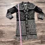 Chico's Long Fringe Bottom Women's Cardigan Size 1 SKU#C24355 Photo 8