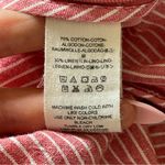 Free People  Get Down Top Red Striped Linen Blend One
Shoulder Blouse Siz… Photo 10