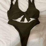 Amazon Olive Green Bikini Photo 0