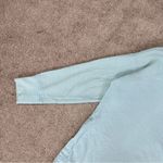 Aerie Women’s Oversized Summery Light Weight Crewneck Sweatshirt in Light Blue S Photo 5