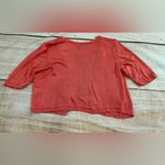 Talbots Woman’s Large  3/4 Sleeve Cropped Open Front Cardigan Sweater Shrug Knit Photo 5