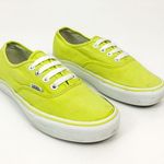Vans ✨ Authentic Neon Yellow Skate Shoes Photo 3