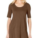 J.Jill Linen Blend Half Sleeve Sweater Top Size X Photo 0