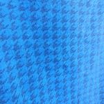 Elle  Size Large L Blue Black Houndstooth Peplum Career Business Top Rayon Poly Photo 5