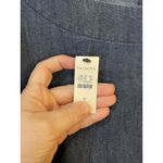 Talbots  Denim Cowboy Dress Size 12 Blue Shift Knot Sleeve Casual Church‎ Western Photo 4