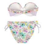 Victoria's Secret Victoria’s Secret Swim White Pastel Bikini 32D Top/M Bottom Photo 1