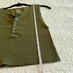 Free People ✨ Intimately Green Crop Tank Top M/L Photo 5