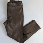 Sibel Saral Genuine Leather Black Trouser Pants Size XS Photo 0