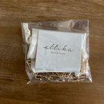 Ettika NWT Crystal Paperclip Chain Necklace 18K gold plating jewelry Photo 1