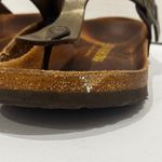 Birkenstock  Gizeh Thong Sandals Slide Metallic Cork Footbed Size 39 / 8.5 US Photo 2