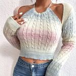 NWT, Lavishly Paris Women’s Designer Ombre Sweater. Size 6. Pink Photo 1