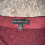 Banana Republic  Dark Red Midi Silk Skirt Photo 1
