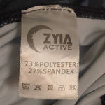 Zyia  Womens Leggings Pants Gray Blue Mid Rise Stretch Workout Leopard Print 4 Photo 7