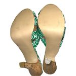 MIA Green Patterned Heels with Bow Photo 6