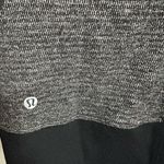 Lululemon Runderful 1/2 Zip Pullover Size 4 Mini Check Pique / Heathered Black Photo 10