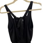 Victoria's Secret  Pajamas Black Tie Back Satin Romper Size Women's XS Photo 2