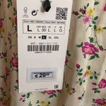 ZARA  Floral Satin Strappy Mini Dress Photo 8