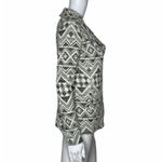 Lucky Brand Jacket Black White Aztec Southwest Casual Boho Tribal Womens XS Photo 1